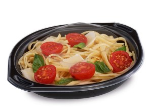 Assiette traiteur micro-ondable avec couvercle 750 ml x 25 pcs