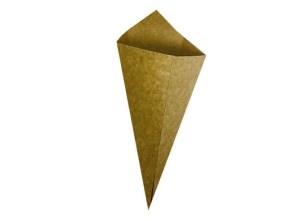 Cornet en carton 250 gr ingraissable x 100 pcs