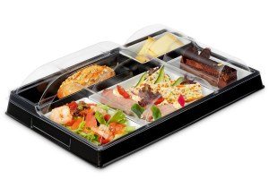 Plateau repas 5 compartiments x 20 pcs