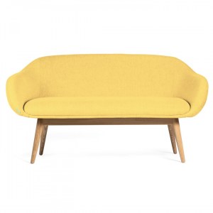 Canapé Bois Massif Tissu, Design Unique, Qualité Professionnelle