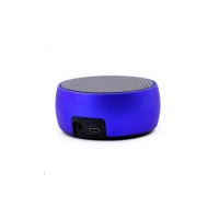 Enceinte bluetooth sans fil 5W en métal-Bleu
