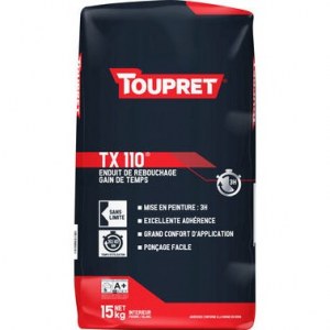 Enduit rebouchage rapide TX 110 15kg