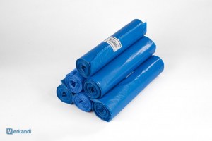 Sac Poubelle Industriel Jumbo Taille Bleu ( 80x110 cm )