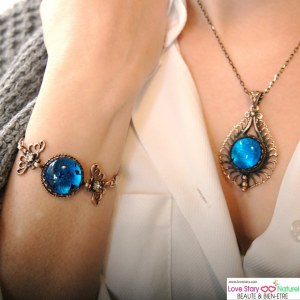 Bijoux en Bronze et verre EN GROS