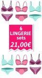 Clearance sale of bra and bottom sets