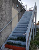 Escalier de service acier galvanisé