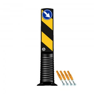 Poteau Signalétique Réfléchissant Flexible