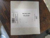 Etiquettes d'affranchissement prédécoupe anti-fraude 155 x 39 mm (fabriqué en France)