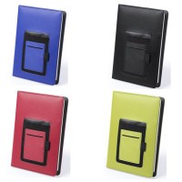 Étui Bloc Notes en Simili Cuir "Roliven" - Objet publicitaire AVEC ou SANS logo - Cadea...