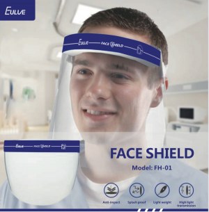 Visière transparente sécurité visages Anti-salive Anti-poussière