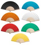 Éventail folklore pliant - Objet publicitaire AVEC ou SANS logo - Cadeau client - Gift...