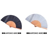 Éventail Parix avec Baguettes en Bois - Objet publicitaire AVEC ou SANS logo - Cadeau...