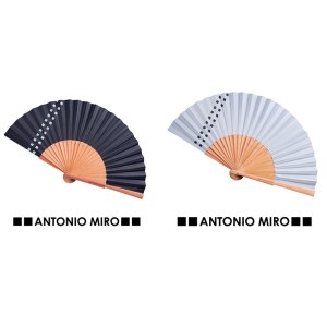 Éventail Parix avec Baguettes en Bois - Objet publicitaire AVEC ou SANS logo - Cadeau...