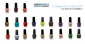 Lot de 100 vernis à ongles OPI - format 15ml