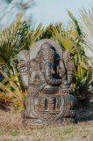 Grossiste Statue Statue Ganesh en pierre naturelle ou pierre reconstituée