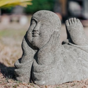 Grossiste statue moine de la sagesse, statue moine bouddhiste, shaolin, pierre naturelle, pierre...