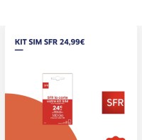 SFR Carte Sim prepayee
