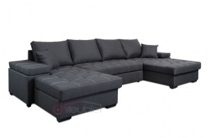 CANAPE PANORAMIQUE FABIO CONVERTIBLE COFFRE x 2