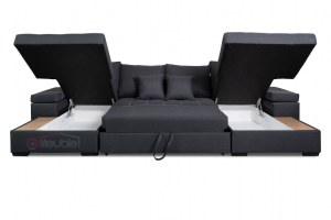 CANAPE PANORAMIQUE FABIO CONVERTIBLE COFFRE x 2