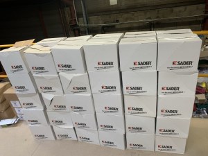 Lot de tube enduit de rebouchage SADER