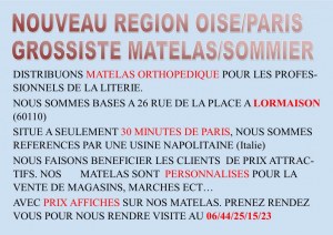 Matelas Sortie Direct Usine