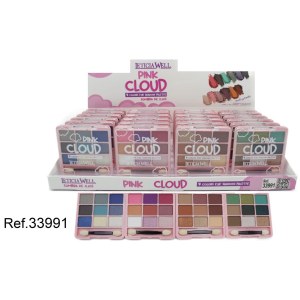 FARD À PAUPIÈRES PINK CLOUD LETICIA WELL PACK DE 24  (1.11€ TTC)