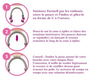 Épilateur visage naturelle