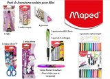 Lot fournitures scolaire maped