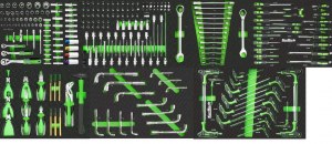 Chariot d'ateliers pleins d'outils SERVANTE 7/7 RACING KRAFTMULLER