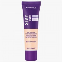 Lot de 30 FONDS DE TEINT RIMMEL STAY MATTE  001 FAIR PORCELAIN 30ML
