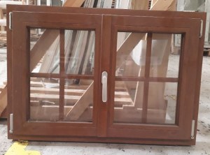 Fenêtre 2 vantaux chêne doré