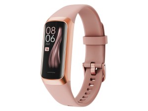Bracelet Connecté AMOLED 1,1'' – Suivi Cardiaque, Température Corporelle, Multisports...