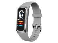 Bracelet Connecté AMOLED 1,1'' – Suivi Cardiaque, Température Corporelle, Multisports...