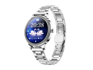 Montre Connectée 1,09'' avec Suivi Cardiaque, Multisports, Notifications et Analyse du...