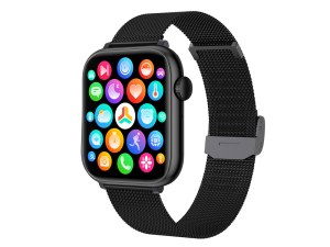 Montre Connectée 1,85'' avec Suivi Cardiaque, Thermomètre, Multisports et Autonomie 7...