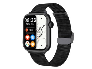 Montre Connectée 1,85'' avec Suivi Cardiaque, Thermomètre, Multisports et Autonomie 7...