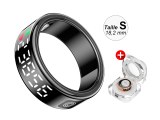 Bague Connectée Avec Écran LED - Multisports - Bluetooth 5.1 - Étanche IP68 - Taille S