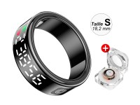 Bague Connectée Avec Écran LED - Multisports - Bluetooth 5.1 - Étanche IP68 - Taille S