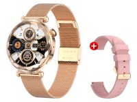 Montre Connectée Écran AMOLED 1,19 Pouce - NFC - Bluetooth 5.3 - Étanche IP68 - Bracele...