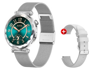 Montre Connectée Écran AMOLED 1,19 Pouce - NFC - Bluetooth 5.3 - Étanche IP68 - Bracele...