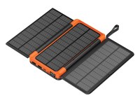 Batterie Externe Solaire 20000 mAh - Charge Rapide, Écran LED, Sans Fil Qi, Torche Inté...