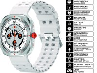 Montre Connectée Sport Homme avec Appels, Suivi Santé, Multisports, Écran 1,46", Étanch...