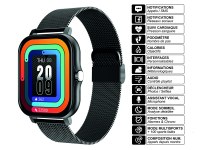 Montre Connectée avec Appels, Suivi Santé, Écran 1,69", Multisports, Étanche IP67