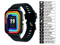 Montre Connectée avec Appels, Suivi Santé, Écran 1,69", Multisports, Étanche IP67