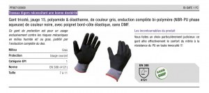 Lot de Gants Espuna adapté pour l'huile à pétrole