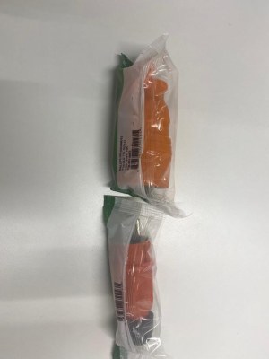 IP54 Fiche male couleur noir et orange