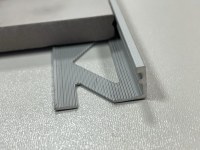 Profilés chant droit alu Mat 12.5mm