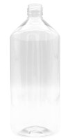 Flacon 1L Transparent Ø28 - Cylindrique épaules trapèze 28/410 - ref. SA_FLA_1L_TRP2