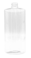 Flacon 1L Transparent Ø28 - Cylindrique épaules droites 28/410 - ref. SA_FLA_1L_TRP