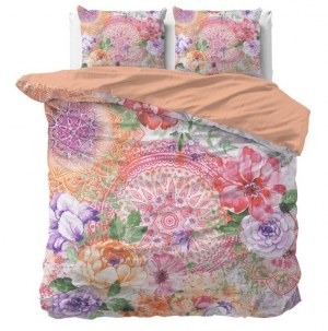 "Fleurop" Set 2/3 pcs Parure de Lit 100% Coton Housse de Couette+Taie d'Oreiller 140-20...